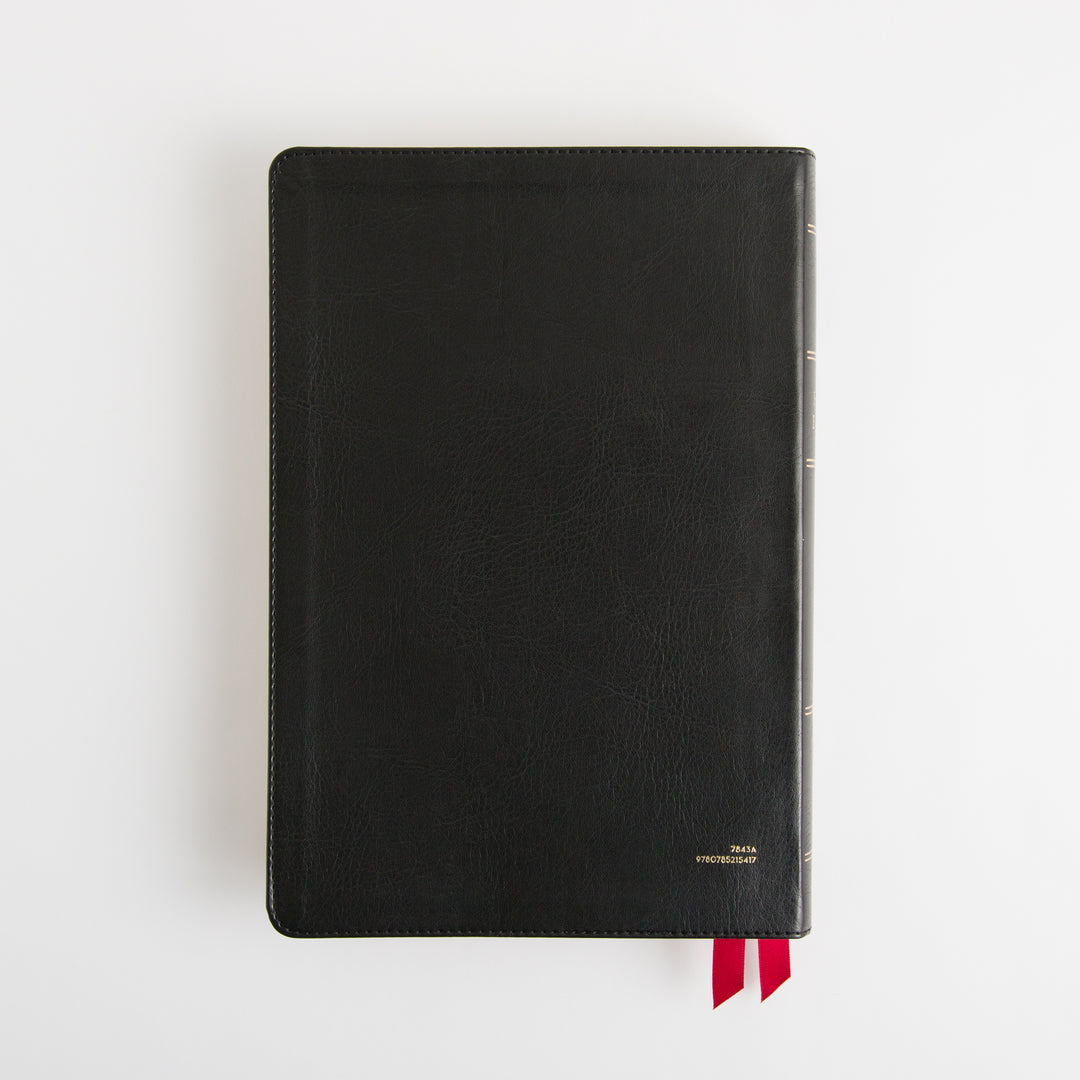 KJV Deluxe Reference Bible - Giant Print - Cross References - Red Letter - Deluxe Leathersoft - Black