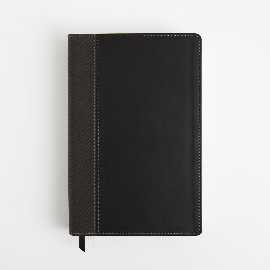 NIV Personal Size Bible - Large Print - Red Letter - Leathersoft - Black