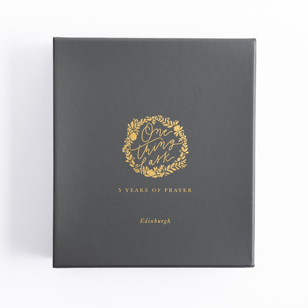 One Thing I Ask 5-Year Prayer Journal -Edinburgh Theme