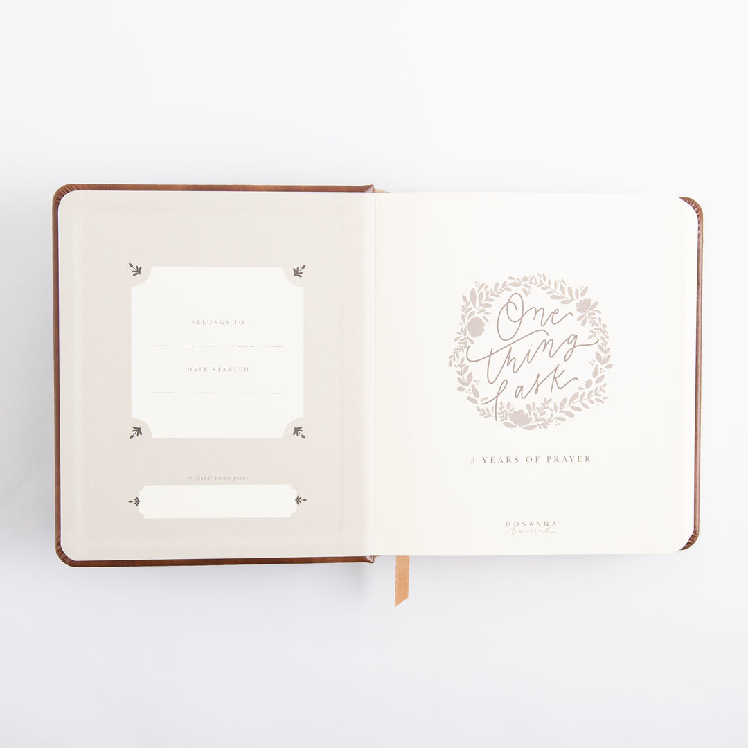 One Thing I Ask 5-Year Prayer Journal -Edinburgh Theme