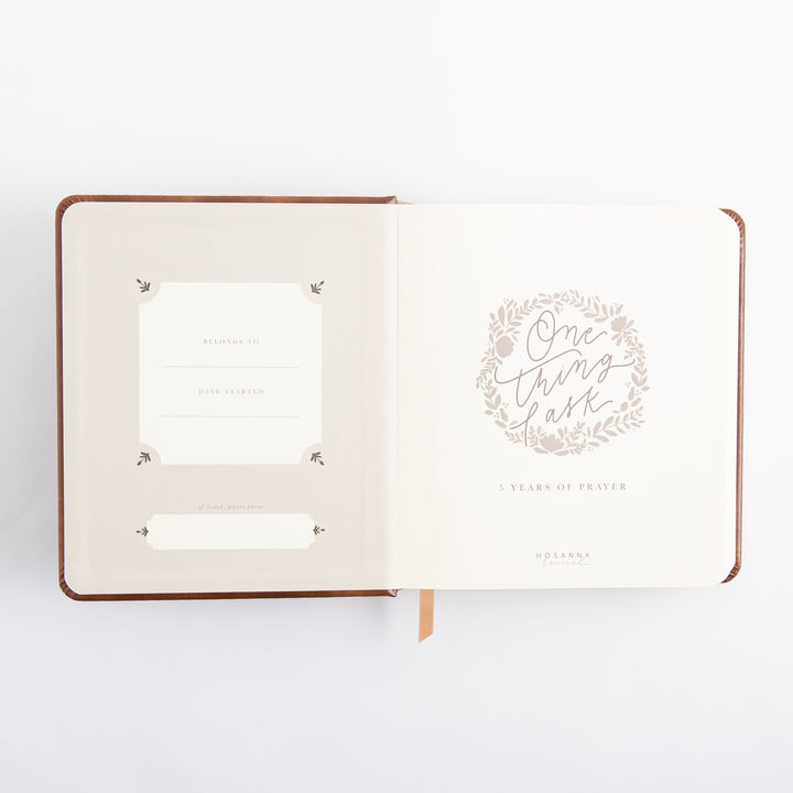 One Thing I Ask 5-Year Prayer Journal -Edinburgh Theme