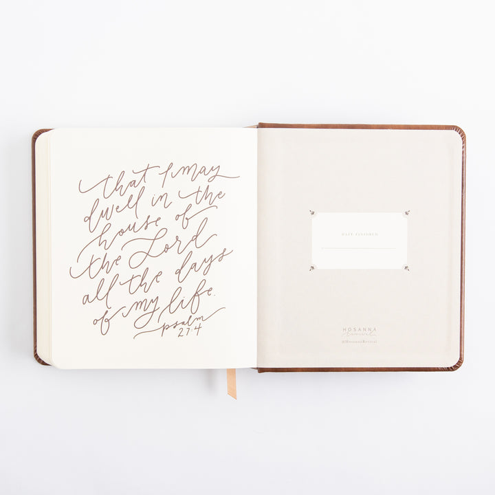 One Thing I Ask 5-Year Prayer Journal -Edinburgh Theme