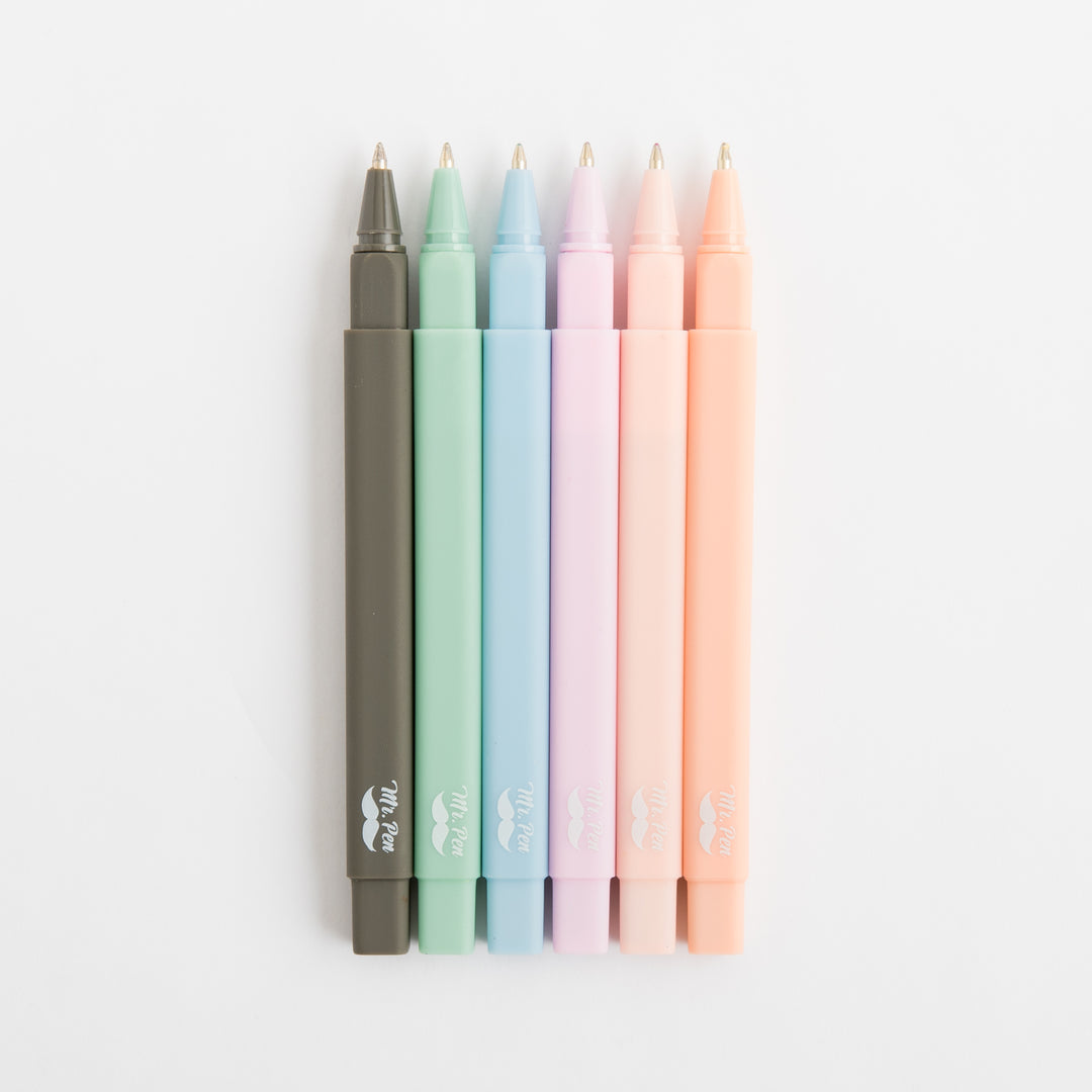 Aesthetic Highlighters and Pens - No Bleed - 12 Pack - Morandi Color Bible Highlighters for Bibles - Bible Pens