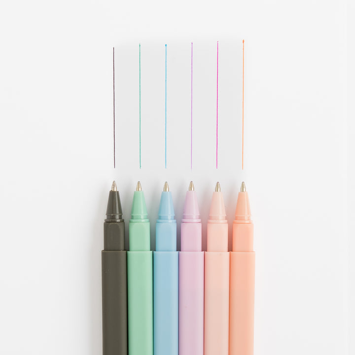 Aesthetic Highlighters and Pens - No Bleed - 12 Pack - Morandi Color Bible Highlighters for Bibles - Bible Pens