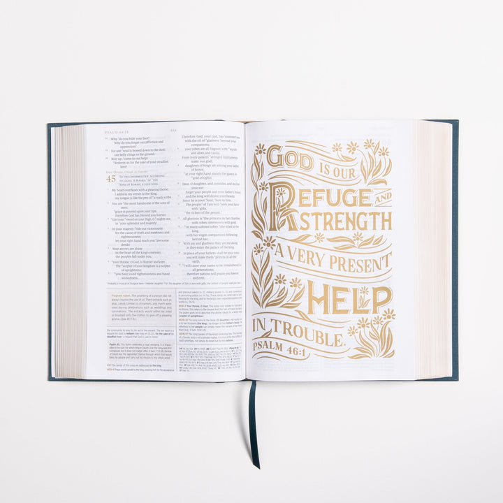 ESV Women's Study Bible - Dark Teal - Cloth over Board