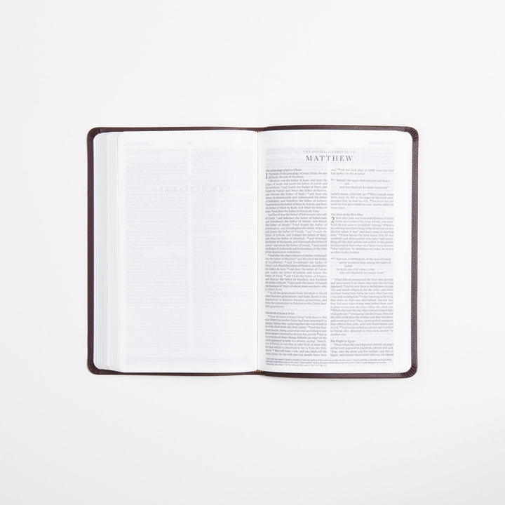 ESV Value Thinline Bible - Chestnut - TruTone - Filigree Design