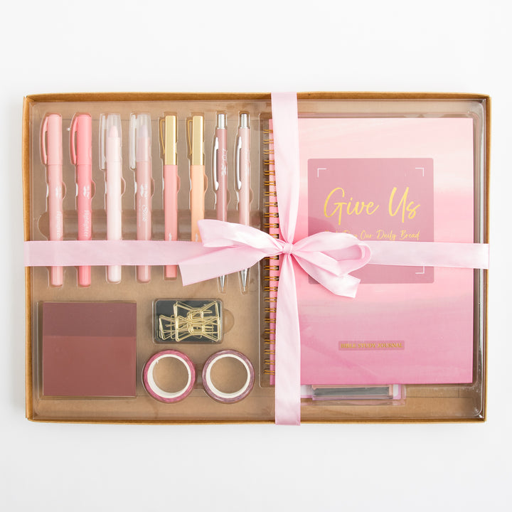Bible Journaling Kit - Pink - Bible Highlighters and Pens - No Bleed - Bible Study Kit - Bible Journaling Kit for Gift