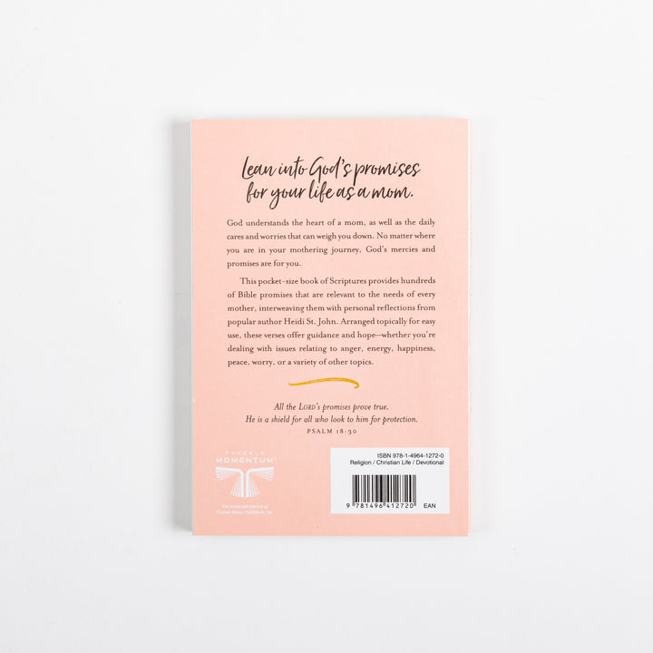 Back cover of the blush-pink paperback &