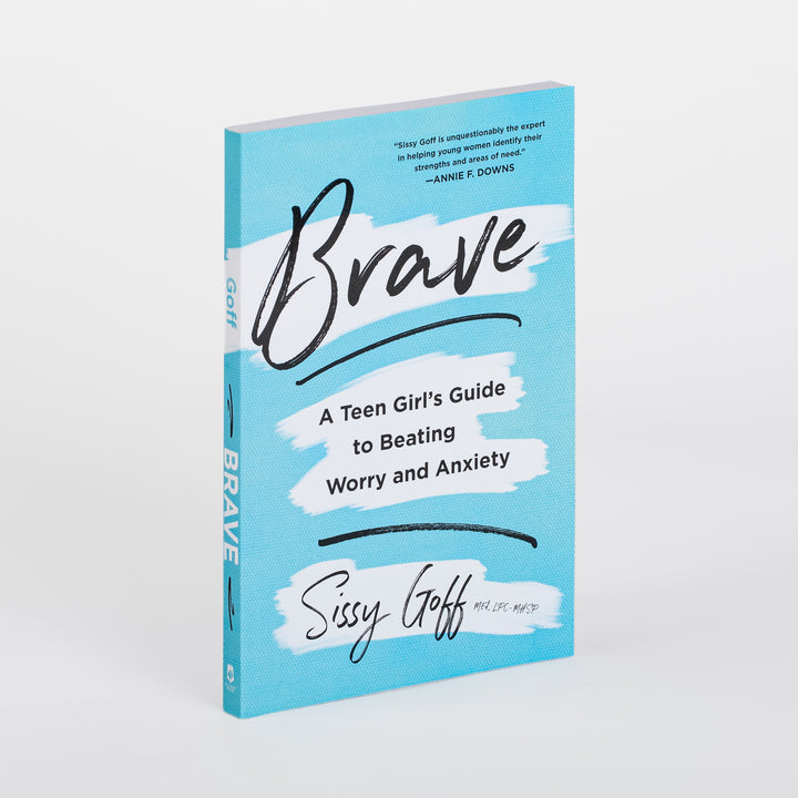 Angled three-quarter view of the paperback book Brave: A Teen Girl&