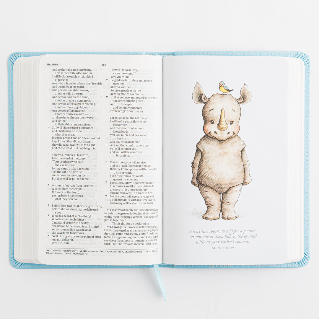 CSB Great and Small Bible, Blue LeatherTouch