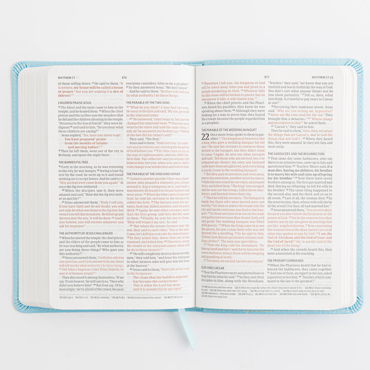 CSB Great and Small Bible, Blue LeatherTouch
