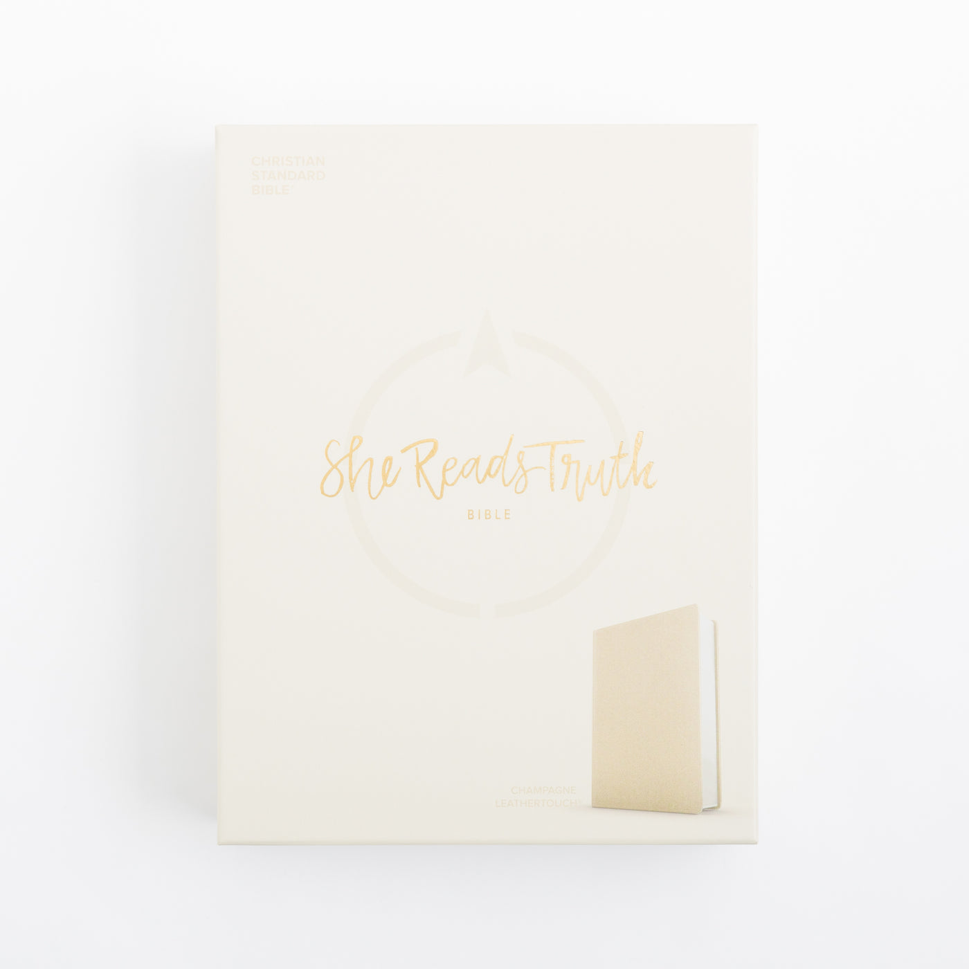 CSB She Reads Truth Bible - Champagne Gold - LeatherTouch
