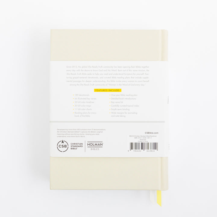 CSB She Reads Truth Bible - Hardcover - Cream