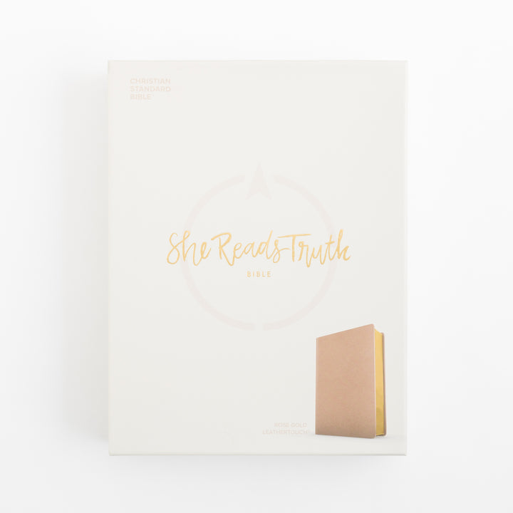 CSB She Reads Truth Bible - Rose Gold LeatherTouch