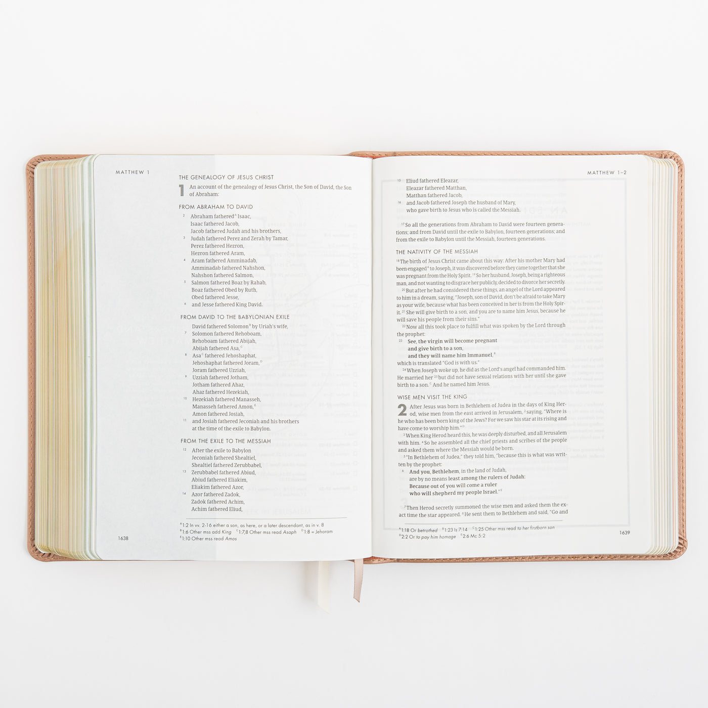 CSB She Reads Truth Bible - Rose Gold LeatherTouch