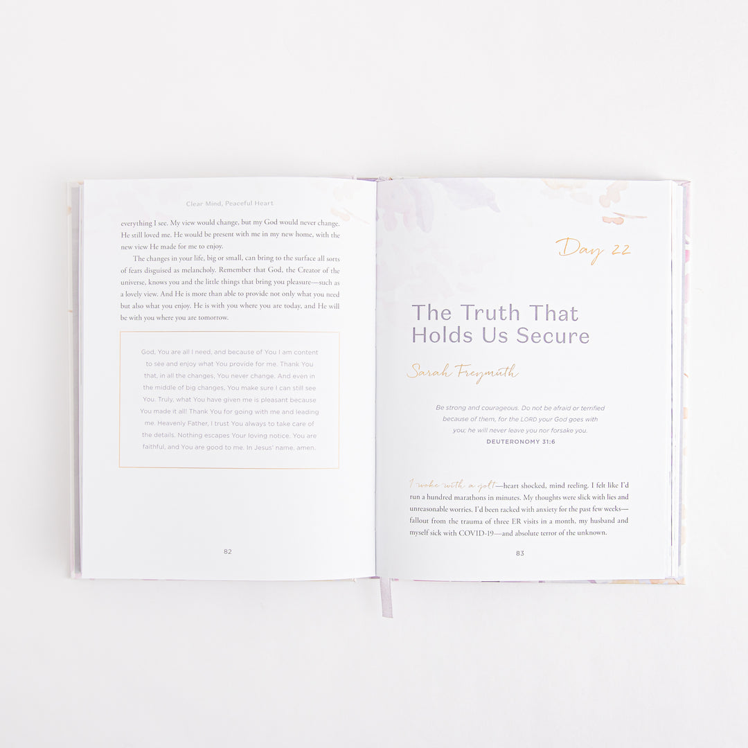 Clear Mind Peaceful Heart - 50 Devotions for Sleeping Well in a World Full of Worry