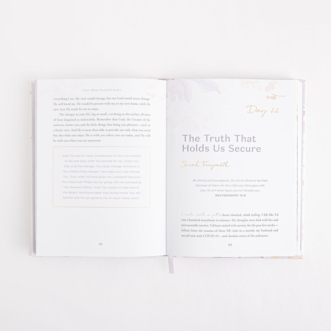 Clear Mind Peaceful Heart - 50 Devotions for Sleeping Well in a World Full of Worry