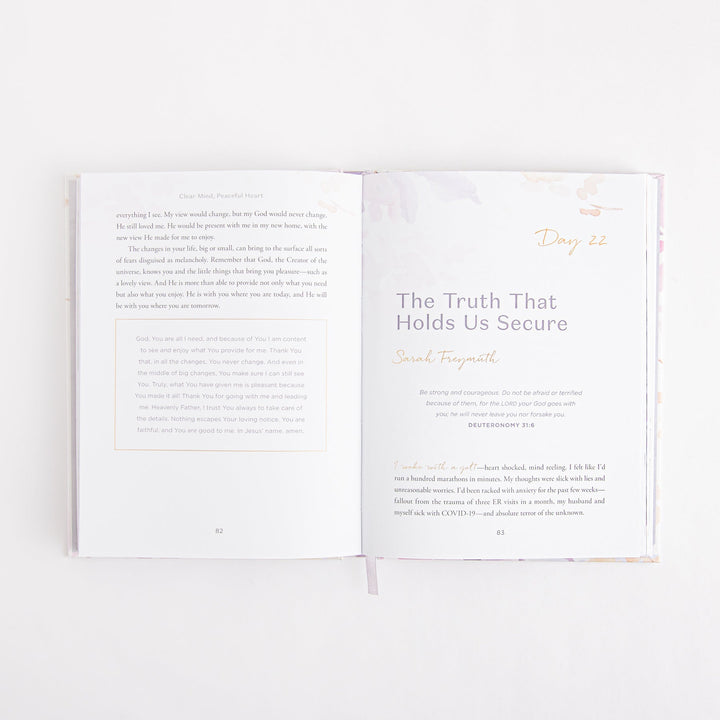 Clear Mind Peaceful Heart - 50 Devotions for Sleeping Well in a World Full of Worry