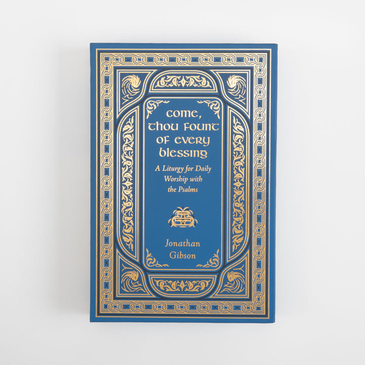 Straight-on flat-lay of the slipcase&