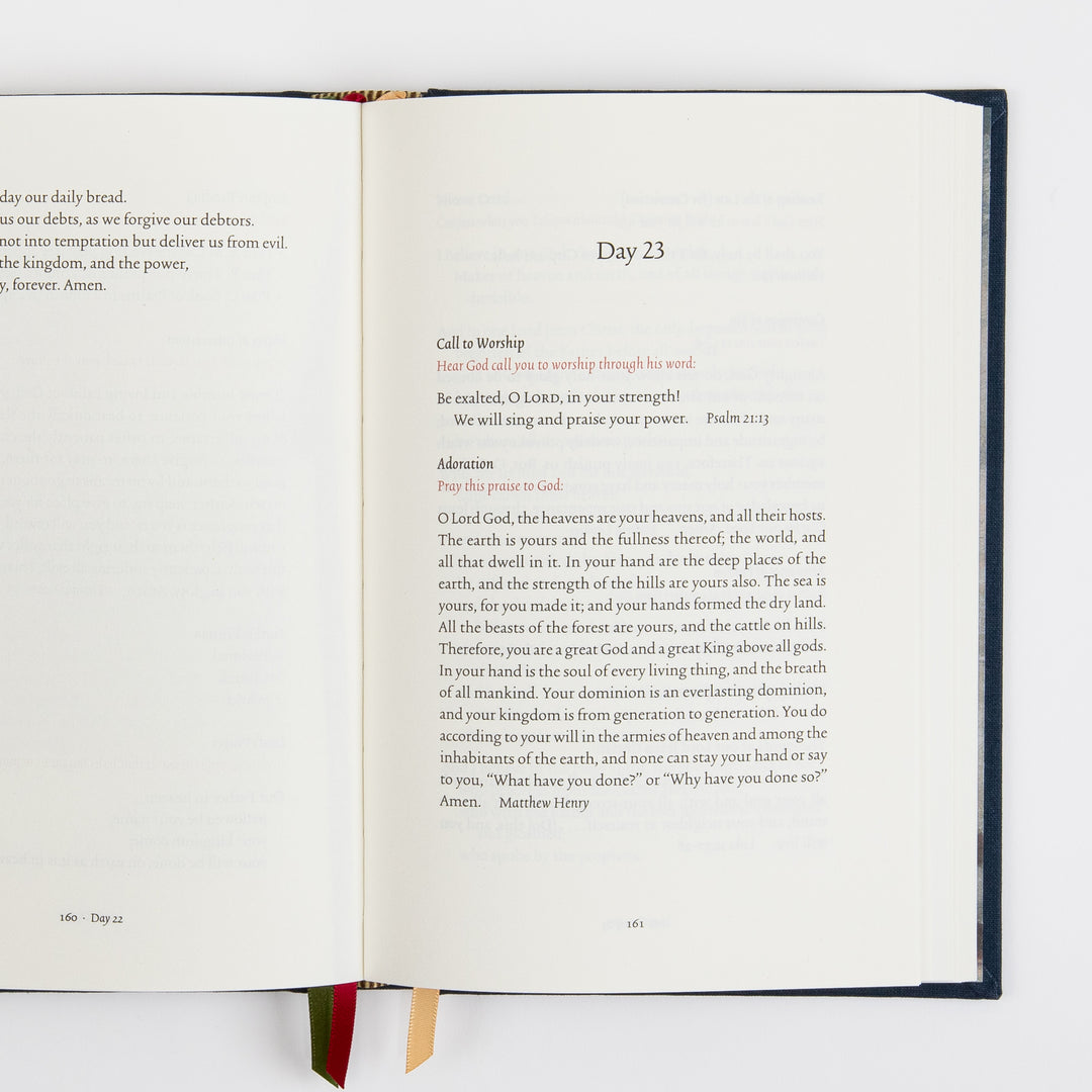 Open interior spread showing &