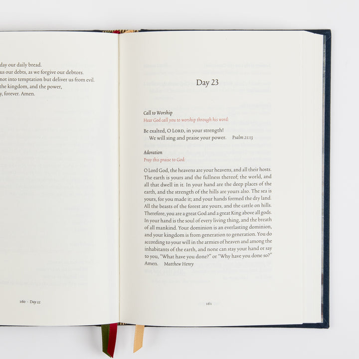 Open interior spread showing &