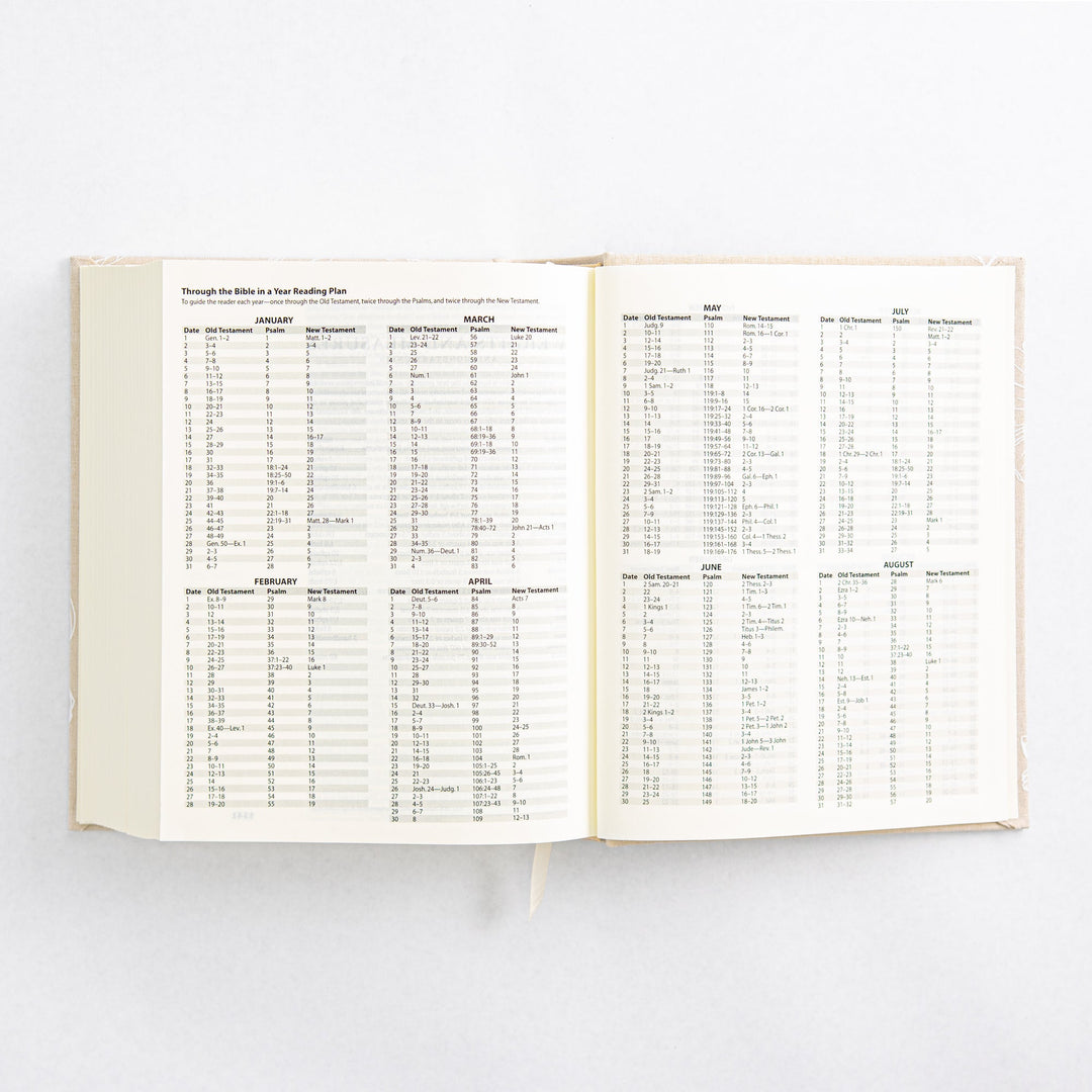NLT Notetaking Bible - Cloth over Board - Cordova Theme