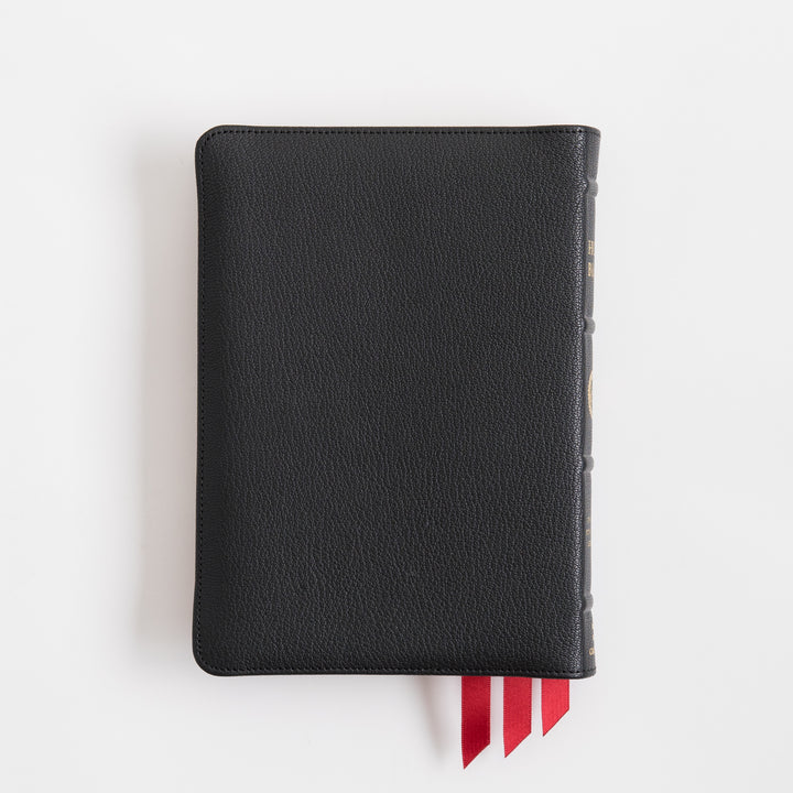 ESV Heirloom Bible, Alpha Personal Size - Goatskin, Black