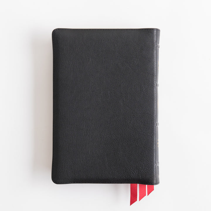 ESV Heirloom Bible, Veritas Single Column - Goatskin, Black
