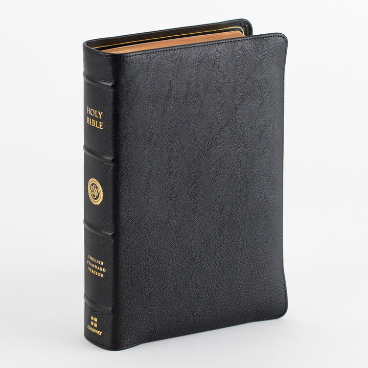 ESV Heirloom Bible, Veritas Single Column - Goatskin, Black