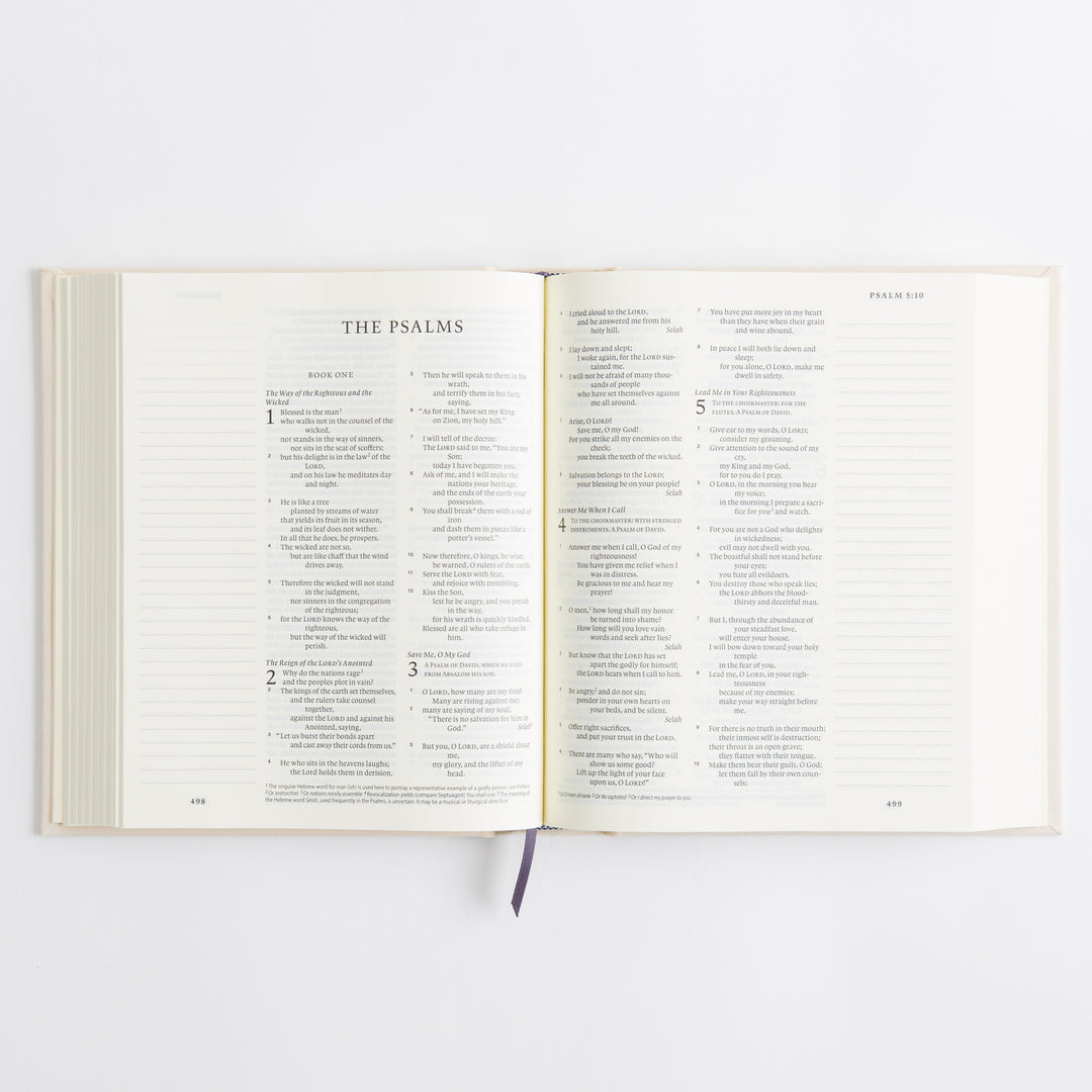 ESV Journaling Bible - Flowers - Large Margins