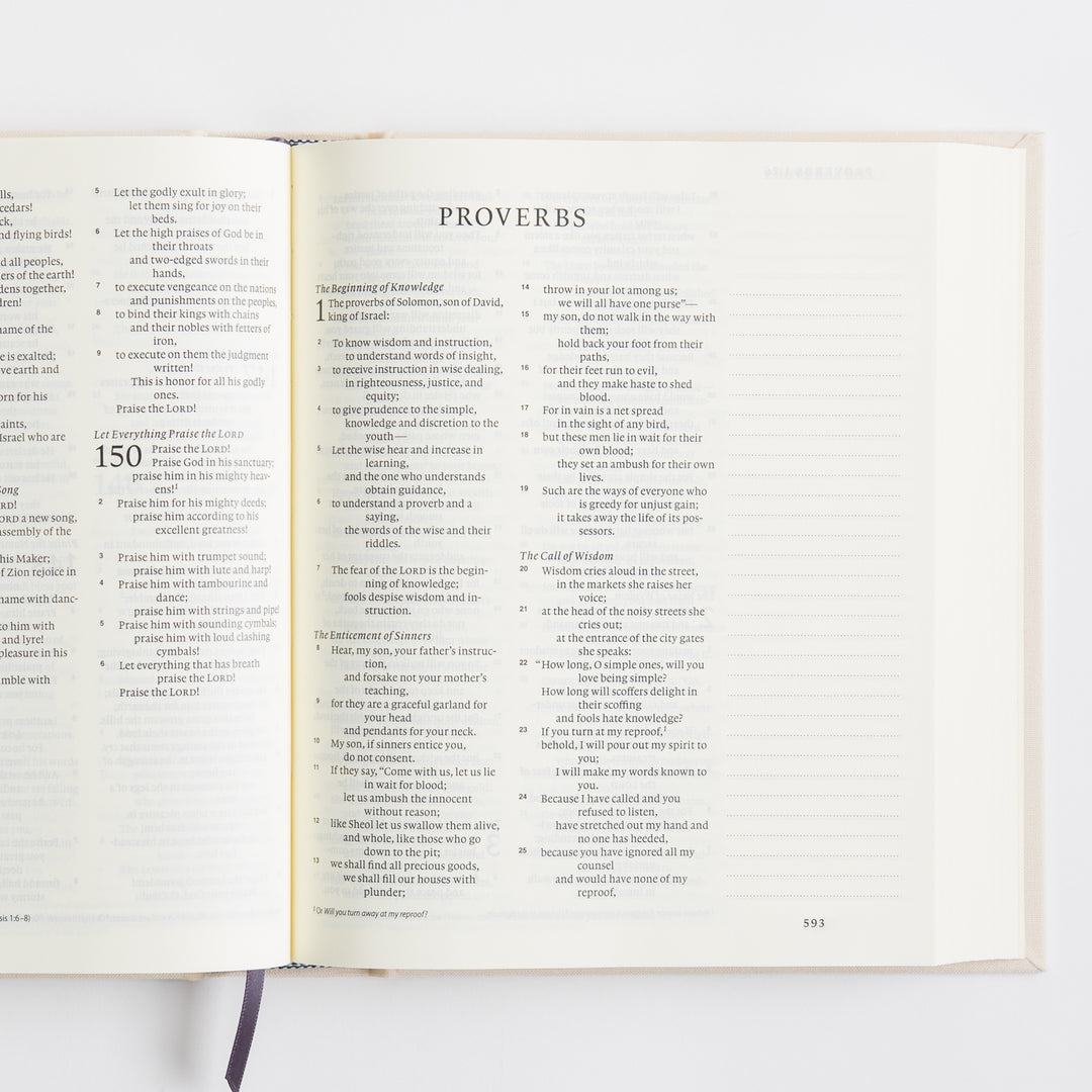 ESV Journaling Bible - Flowers - Large Margins