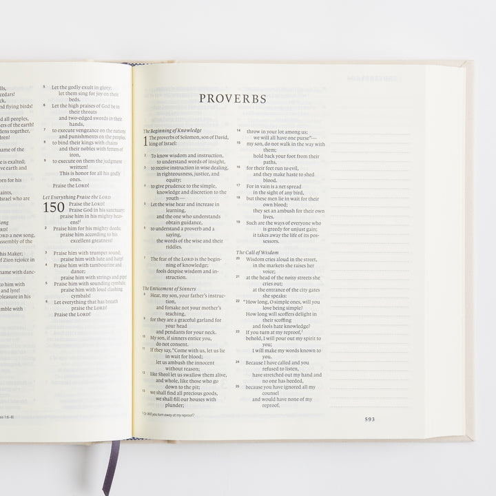 ESV Journaling Bible - Flowers - Large Margins