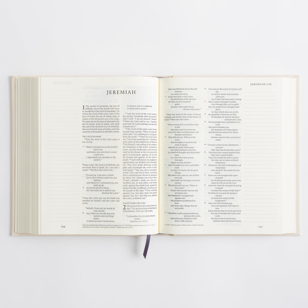 ESV Journaling Bible - Flowers - Large Margins