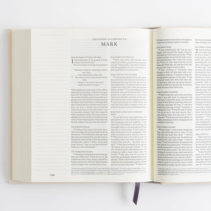 ESV Journaling Bible - Flowers - Large Margins