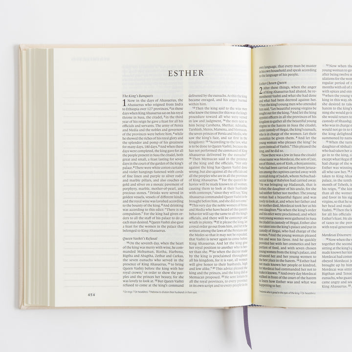 ESV Journaling Bible - Flowers - Large Margins