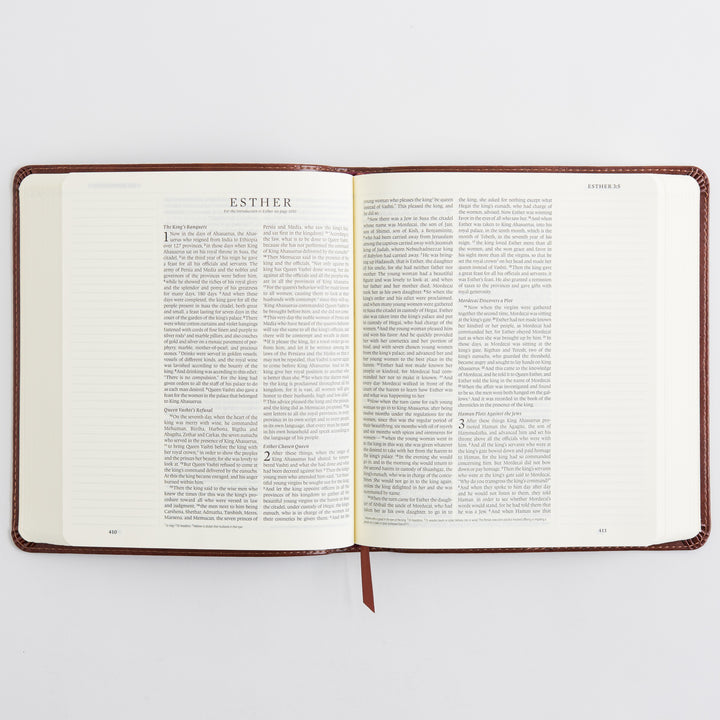 ESV Journaling Bible - TruTone, Brown, Mosaic Cross Design