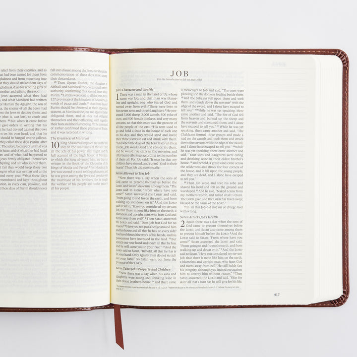 ESV Journaling Bible - TruTone, Brown, Mosaic Cross Design