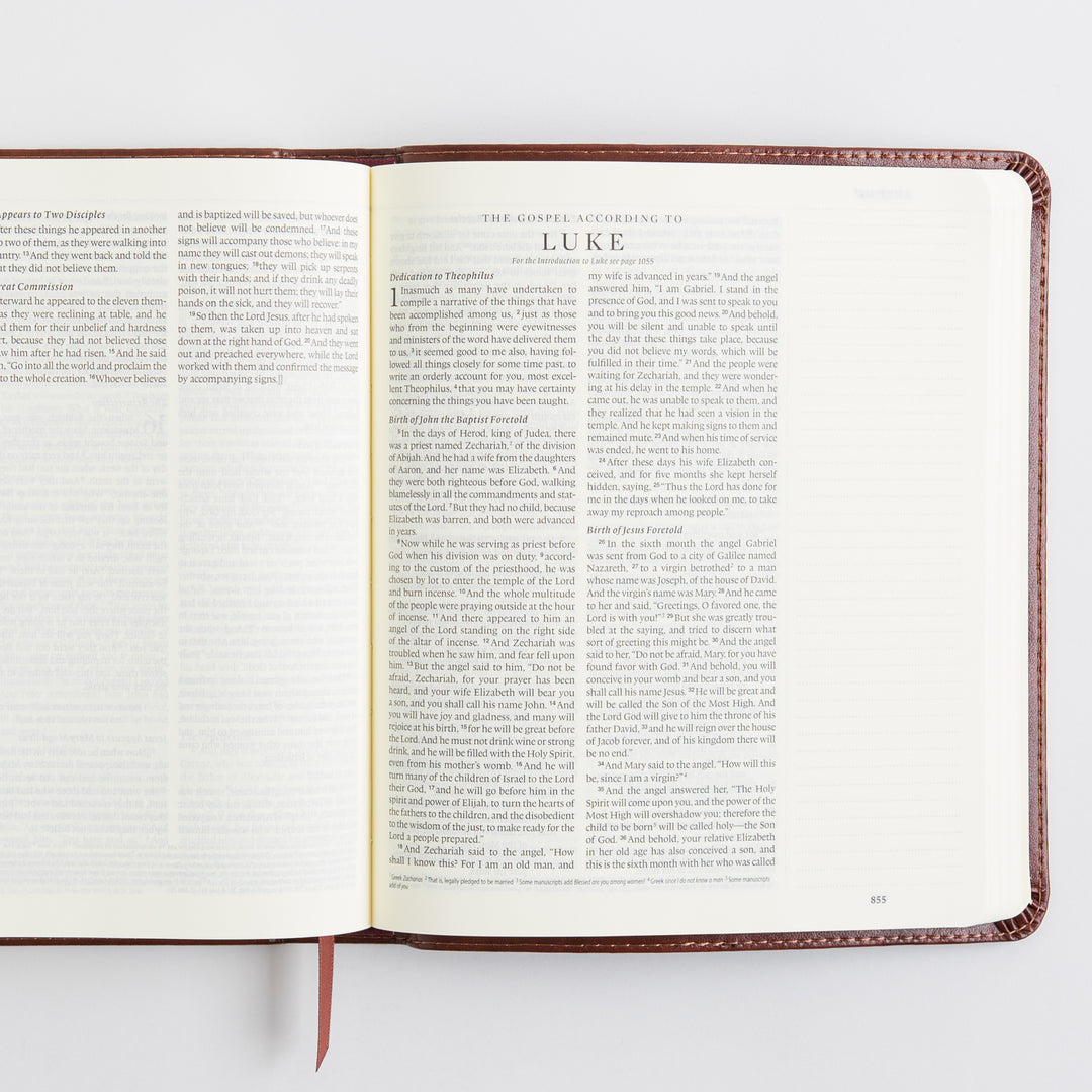 ESV Journaling Bible - TruTone, Brown, Mosaic Cross Design