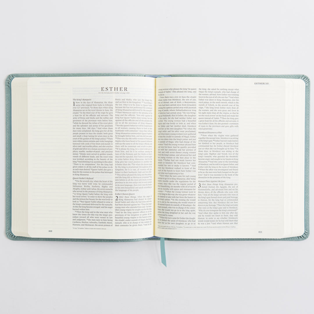 ESV Journaling Bible - TruTone, Paris Sky, Emblem Design