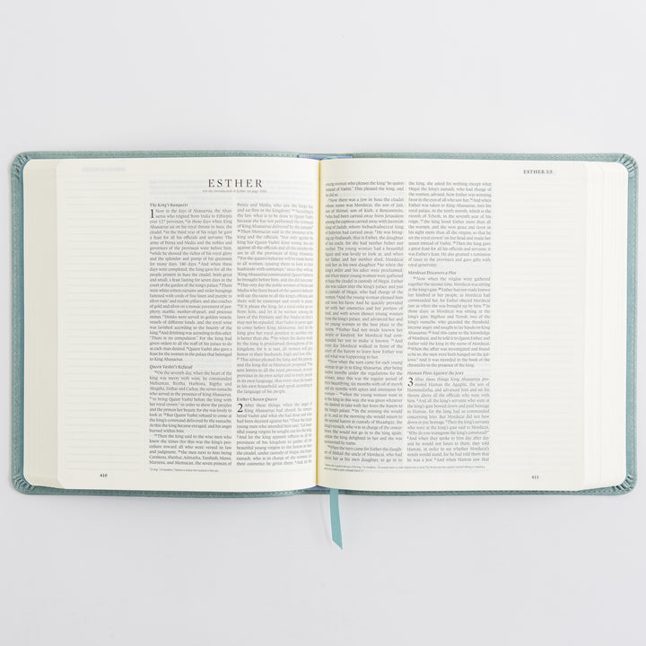 ESV Journaling Bible - TruTone, Paris Sky, Emblem Design