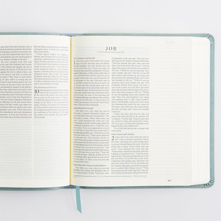 ESV Journaling Bible - TruTone, Paris Sky, Emblem Design