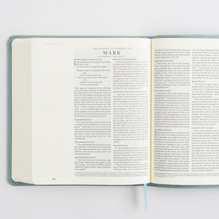 ESV Journaling Bible - TruTone, Paris Sky, Emblem Design