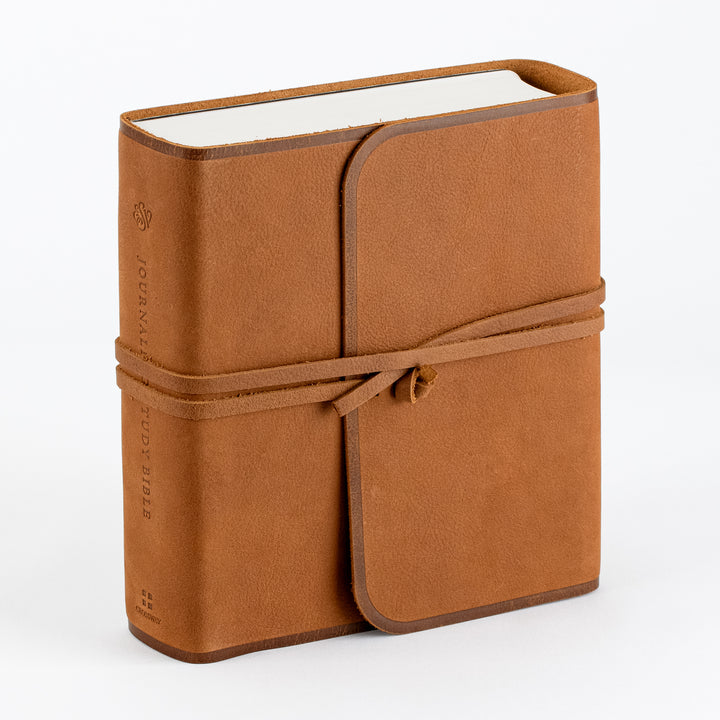 ESV Journaling Study Bible - Natural Leather, Brown