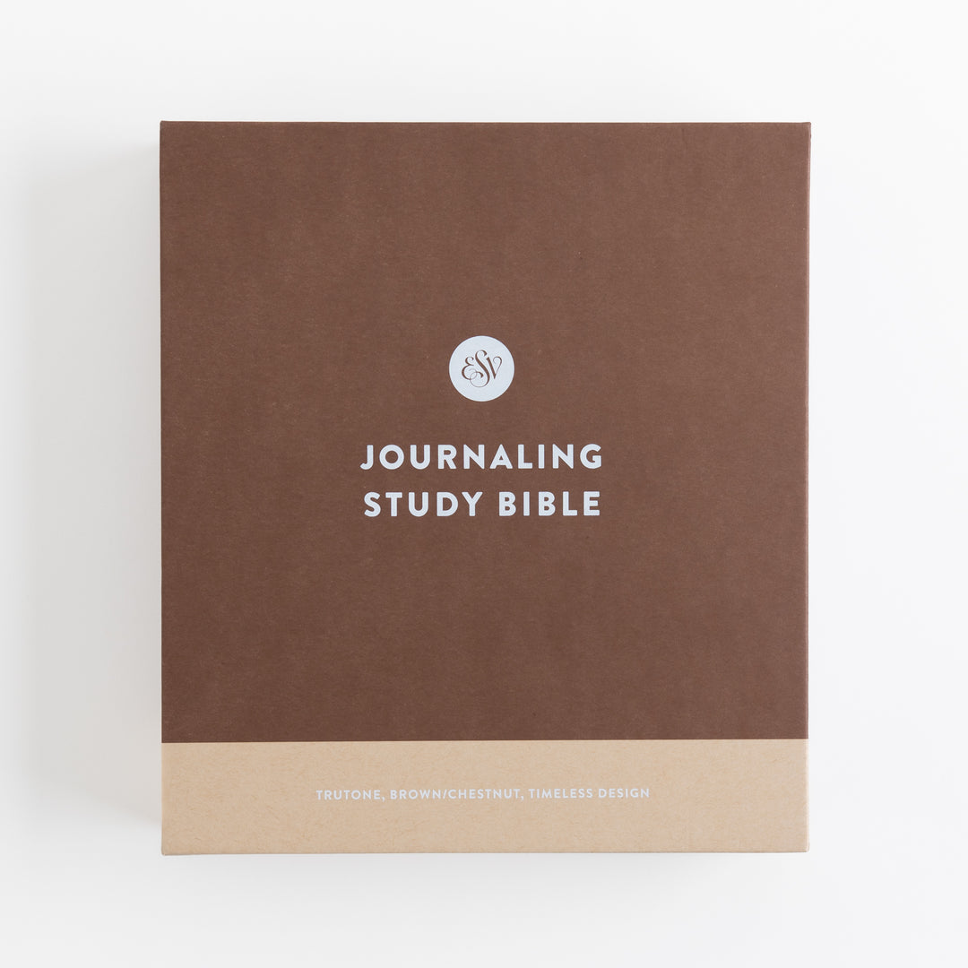 ESV Journaling Study Bible - TruTone, Brown/Chestnut