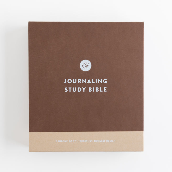 ESV Journaling Study Bible - TruTone, Brown/Chestnut