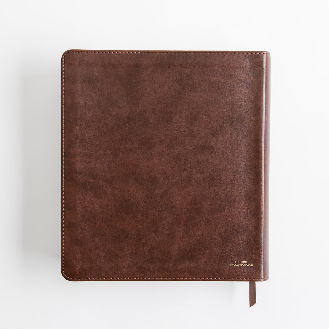 ESV Journaling Study Bible - TruTone, Brown/Chestnut