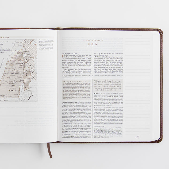 ESV Journaling Study Bible - TruTone, Brown/Chestnut