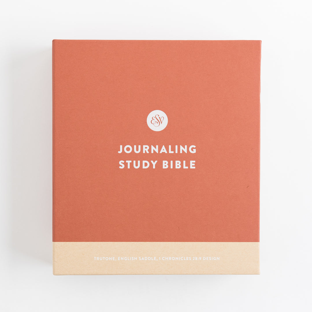 ESV Journaling Study Bible - TruTone, English Saddle