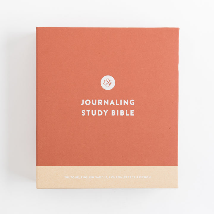 ESV Journaling Study Bible - TruTone, English Saddle