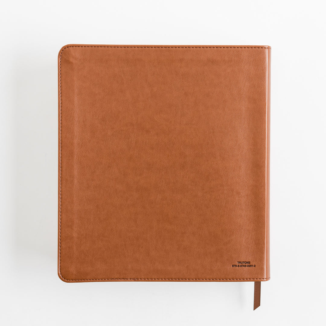 ESV Journaling Study Bible - TruTone, English Saddle